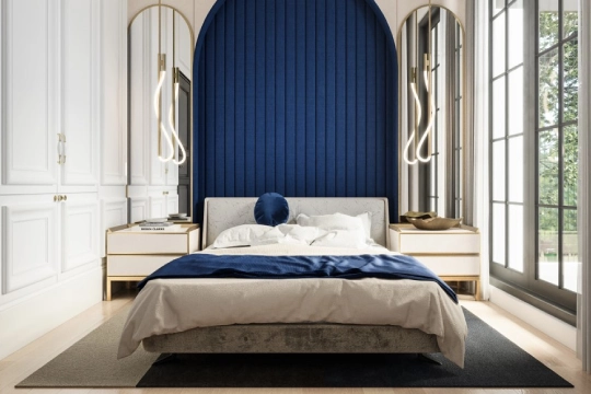 6. 7 X 15 Art Deco - Bedroom